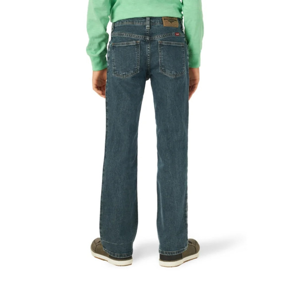 Wrangler Boys Boot Jeans Regular Seat and thigh Adjust to fit waist - Picture 2 of 6